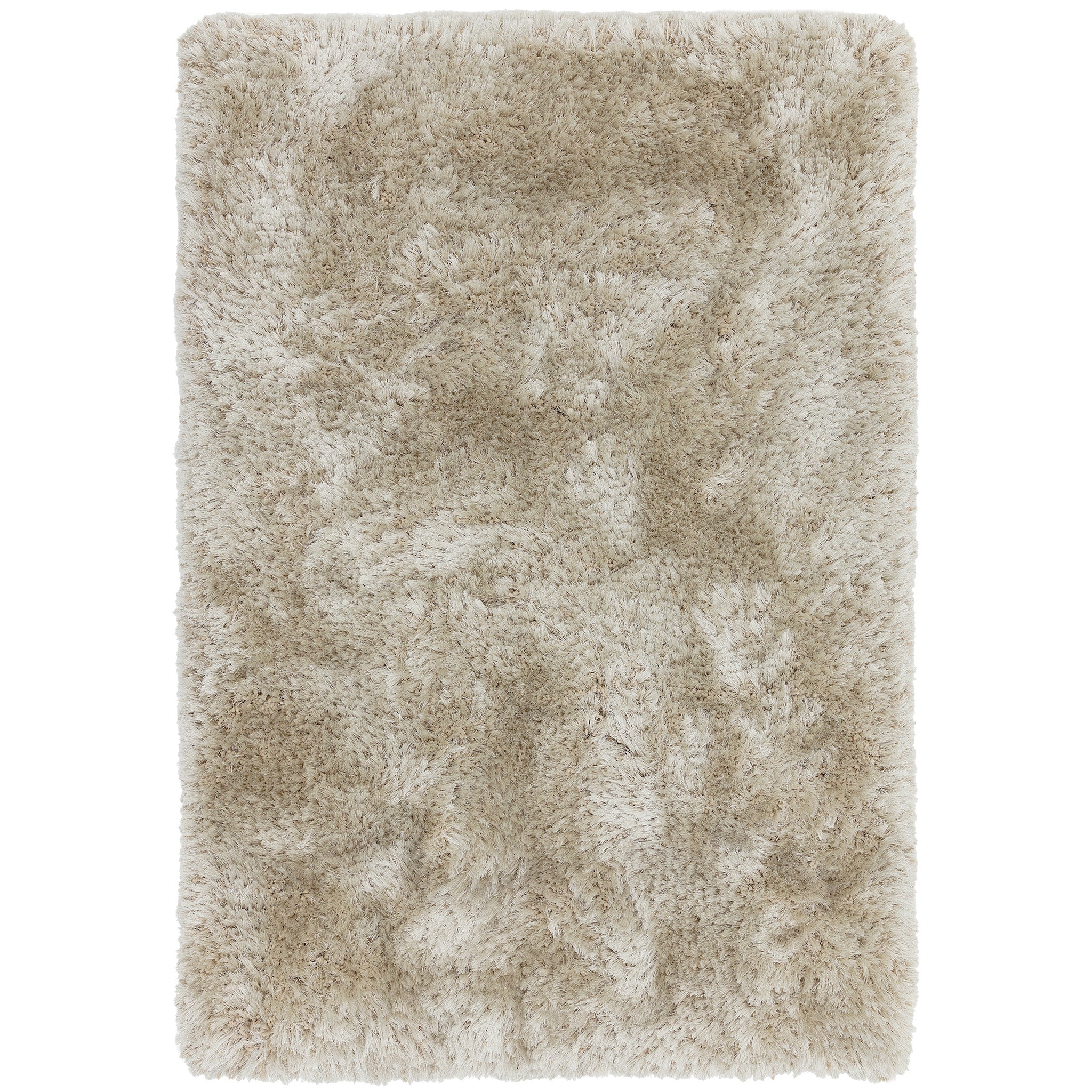 Ultra Thick Shaggy Rug in Pearl. Extra Large. Hand woven in India. Pile Content: 100% Polyester Pile Height: 75mm thick Dimensions: 2000 x 3000 mm Delivery: 5-7 days